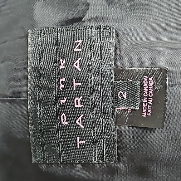 PINK TARTAN DBLE BREASTED CROPPED SATIN LOOK JACKET SIZE 2 - Picture 8 of 9